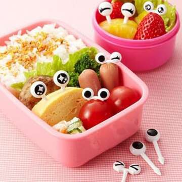 Rgontar 35 Pcs Eye Food Picks for Kids' Parties