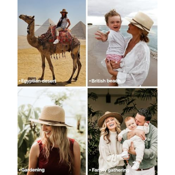 FURTALK Stylish Wide Brim Sun Hat For Perfect Summer