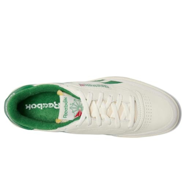 Buy Reebok Men's Club C Sneaker Chalk/White/Glen Green 10.5