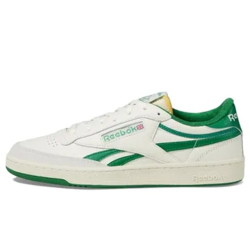 Buy Reebok Men's Club C Sneaker Chalk/White/Glen Green 10.5