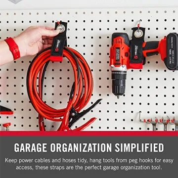 VELCRO Extension Cord Organizer for Garage Storage Straps