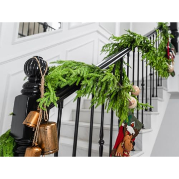 15FT Norfolk Pine Garland - Festive Christmas Decor