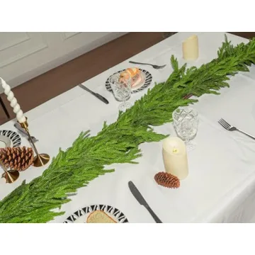 15FT Norfolk Pine Garland - Festive Christmas Decor