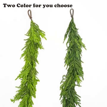 15FT Norfolk Pine Garland - Festive Christmas Decor