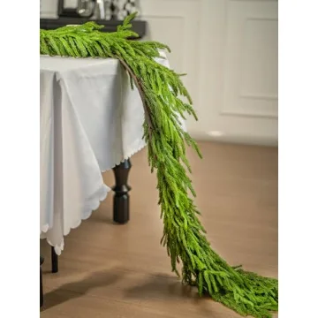15FT Norfolk Pine Garland - Festive Christmas Decor