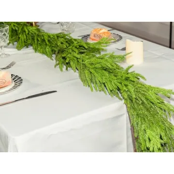 15FT Norfolk Pine Garland - Festive Christmas Decor