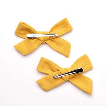 20 PCS Baby Girls Hair Bows Clips Hair Barrettes Accessory for Babies Infant Toddlers Kids in Pairs