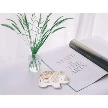 LARAINE Vintage Elephant Jewelry Tray for Organized Elegance