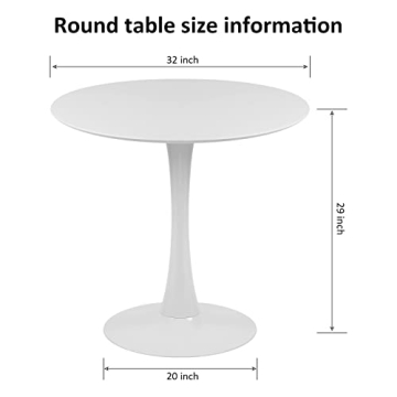 Stylish 32-Inch Round Dining Table for Modern Homes