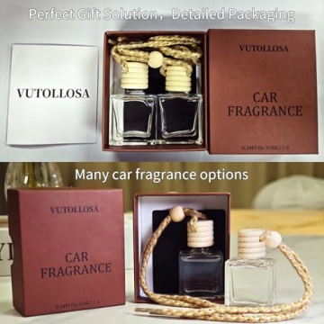 Car Air Freshener Hanging,Car Diffuser Air Fresheners Car Scents Accessories Daily Unisex Amber Sandalwood