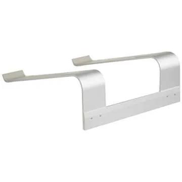 Laptop Stand Aluminum Ventilated Stand Update Version - Ergonomic Riser Portable Holder, All Notebooks,Silver