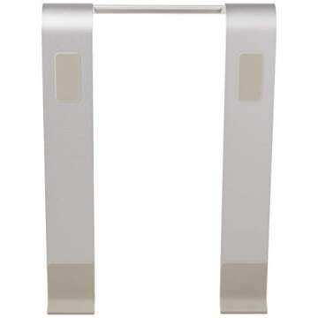 Laptop Stand Aluminum Ventilated Stand Update Version - Ergonomic Riser Portable Holder, All Notebooks,Silver