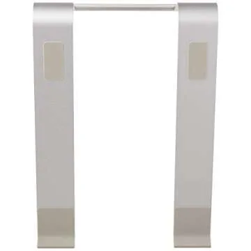 Laptop Stand Aluminum Ventilated Stand Update Version - Ergonomic Riser Portable Holder, All Notebooks,Silver