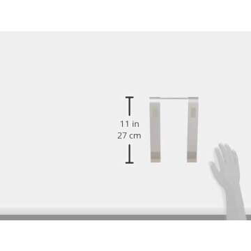 Laptop Stand Aluminum Ventilated Stand Update Version - Ergonomic Riser Portable Holder, All Notebooks,Silver