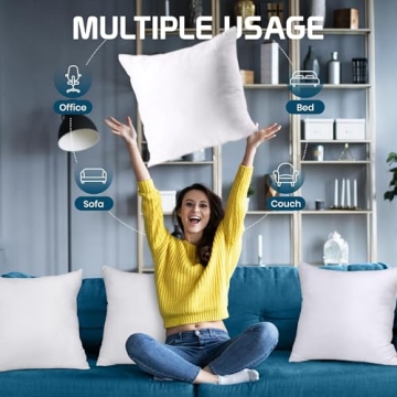 Utopia Bedding Throw Pillow Inserts for Sofa and Couch