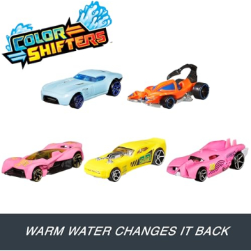Color-Changing Hot Wheels Cars 5-Pack for Kids Fun
