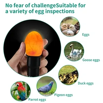 High-Intensity AZXIVIZ Egg Candler for Easy Candling