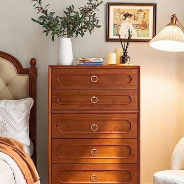 RZDEAL 12Pcs 2.0" x 1-7/8" Solid Brass Pulls for Dresser Drawer Ring Pulls Furniture Hardware Brushed Gold Wardrobe Door Handles