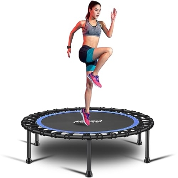 Newan 40'' Silent Fitness Mini Trampoline for Indoor Fun & Cardio