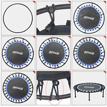 Newan 40'' Silent Fitness Mini Trampoline for All Ages