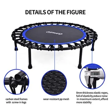 Newan 40'' Silent Fitness Mini Trampoline for All Ages