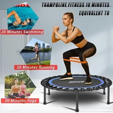 Newan 40'' Silent Fitness Mini Trampoline for All Ages