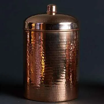Sertodo Copper Kitchen Canisters - Elegant & Eco-friendly Storage