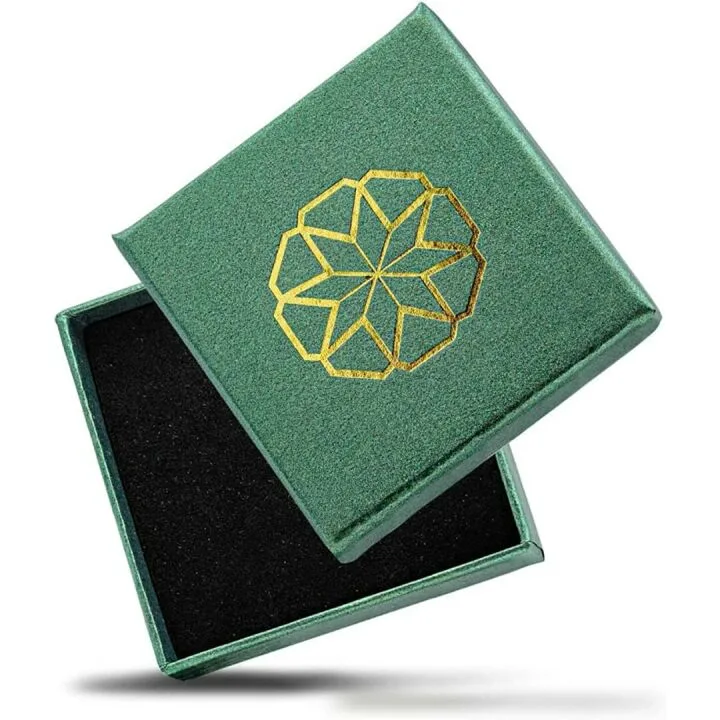 14k Gold Two-Tone Cannabis Leaf Pendant Necklace