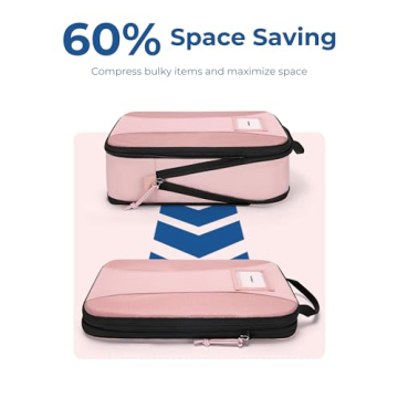 BAGSMART Compression Packing Cubes for Organized Travel