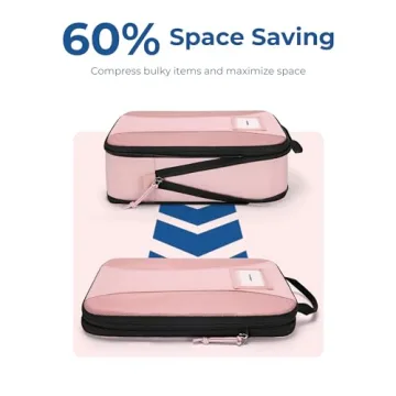 BAGSMART Compression Packing Cubes for Organized Travel