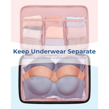 BAGSMART Compression Packing Cubes for Organized Travel