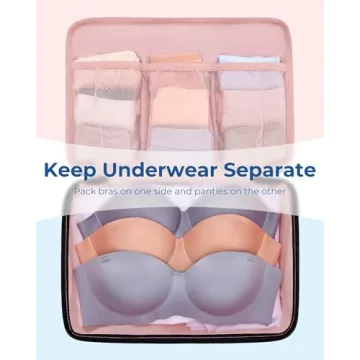 BAGSMART Compression Packing Cubes for Organized Travel