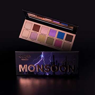Whats Up Beauty - Desert Monsoon Eyeshadow Palette Talc Free Clean Cruelty Free Made in Italy Sustai...