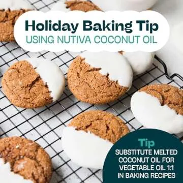 Nutiva Organic Coconut Oil 29 fl oz, Cold-Pressed, Fresh Flavor for Cooking Oil, Natural Hair Oil, Skin Oil, Massage Oil and, Non-GMO, USDA Organic, Unrefined Extra Virgin Coconut Oil (Aceite de Coco)