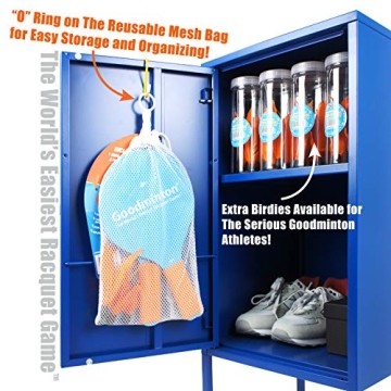 Goodminton Indoor Outdoor Year-Round Fun Paddle Game Set