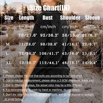 Cowboy Killer Shirt for Women Western Vintage Rodeo T-Shirt Retro Bull Skull Graphic Tee Summer Casual Short Sleeve Top(Charcoal Black,M)