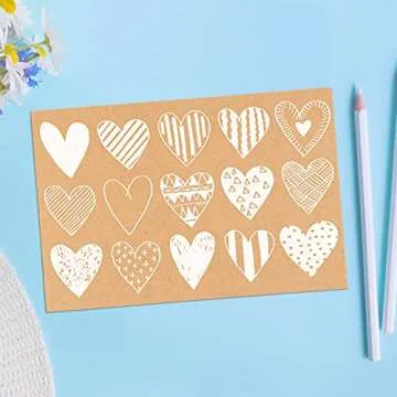 S&O 300gsm Blank Postcard Pack - 60 Kraft Cards