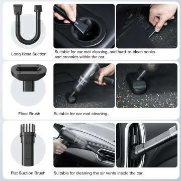 Powerful MECO ELEVERDE Cordless Car Vacuum - 18000Pa