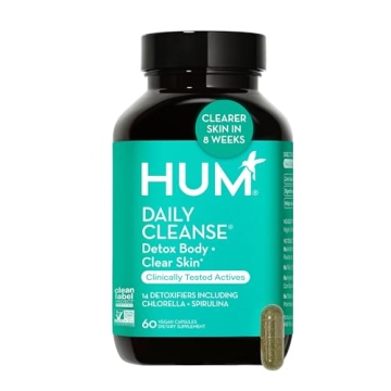 HUM Daily Cleanse - Clear Skin Detox Supplement with Herbs
