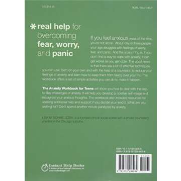 The Anxiety Workbook for Teens: Activities to Help You Deal with Anxiety and Worry