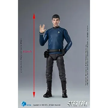 Hiya Toys Star Trek Spock Action Figure 2009 Exclusive