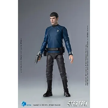 Hiya Toys Star Trek Spock Action Figure 2009 Exclusive