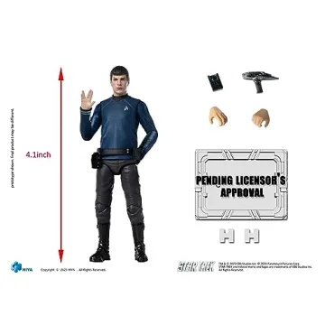 Hiya Toys Star Trek Spock Action Figure 2009 Exclusive