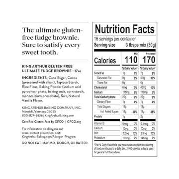 King Arthur Gluten Free Brownie Mix - Delicious and Easy