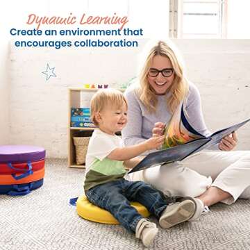 ECR4Kids SoftZone Cushions - Portable Comfort for All