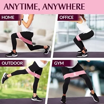 Gymbee Premium Resistance Bands for Glutes Legs Thighs Workout