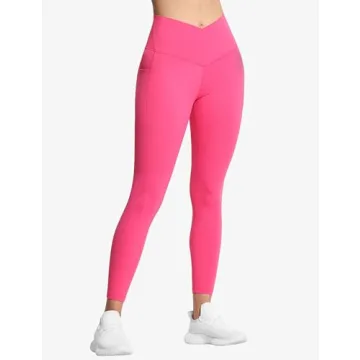 High-Quality V Cross Waist Workout Leggings for Women