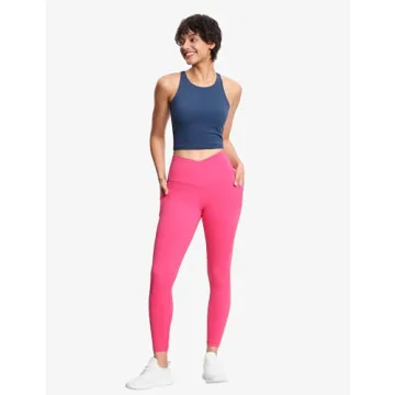 High-Quality V Cross Waist Workout Leggings for Women