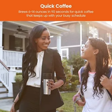 Chefman Portable Coffee Maker for K-Cup & Ground Coffee