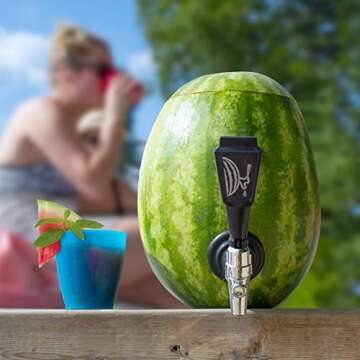 Final Touch Watermelon Keg Kit for Unique Party Drinks